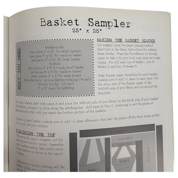 3 Whimsicals Quilt Pattern Book For The Bird Homestead Sampler Sample The Season - Picture 13 of 14